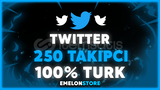 ⭐️[%100 TÜRK] 250 TWİTTER TAKİPÇİ