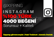 %100 TÜRK | 4000 BEĞENİ İNSTAGRAM