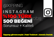 %100 TÜRK | 500 BEĞENİ İNSTAGRAM