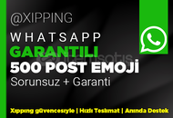 %100 TÜRK | 500 EMOJİ TEPKİ WHATSAPP