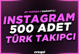 %100 TÜRK 500 GERÇEK TAKİPÇİ