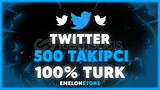 ⭐️[%100 TÜRK] 500 TWİTTER TAKİPÇİ