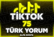 ⭐[%100 TÜRK] 75 TİKTOK YORUM