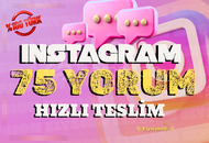 [%100 TÜRK] 75 YORUM İNSTAGRAM