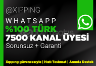 %100 TÜRK | 7500 KANAL ÜYE WHATSAPP