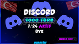 %100 Türk Aktif Discord Üyesi – BAKIMDA!!