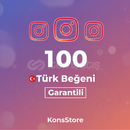 100 TÜRK BEĞENİ İNSTAGRAM GARANTİLİ 