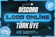 ⭐[%100 TÜRK] DİSCORD 1000 ONLİNE ÜYE⭐