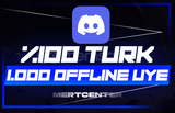 ⭐[%100 TÜRK] DİSCORD 1000 OFFLİNE ÜYE⭐