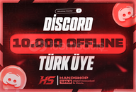 ⭐[%100 TÜRK] DİSCORD 10000 OFFLİNE ÜYE⭐