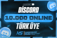 ⭐[%100 TÜRK] DİSCORD 10000 ONLİNE ÜYE⭐