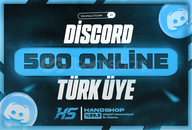 ⭐[%100 TÜRK] DİSCORD ONLİNE 500 ÜYE⭐