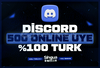⭐%100 TÜRK⭐ DİSCORD 500 ONLİNE ÜYE⭐