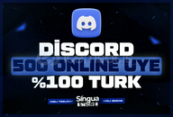 ⭐%100 TÜRK⭐ DİSCORD 500 ONLİNE ÜYE⭐ ⭐%100 TÜRK⭐ DİSCORD 500 ONLİNE ÜYE⭐
