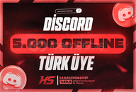 ⭐[%100 TÜRK] DİSCORD 5000 OFFLİNE ÜYE⭐