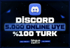⭐%100 TÜRK⭐ DİSCORD 5000 ONLİNE ÜYE⭐