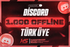 ⭐[%100 TÜRK] DİSCORD OFFLİNE 1000 ÜYE⭐