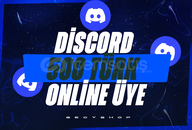 ⭐(%100 TÜRK) DİSCORD ONLİNE 500 ÜYE⭐