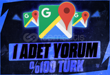 [ %100 TÜRK ] GOOGLE BUSİNESS 1 ADET YORUM