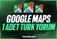 ⭐[%100 TÜRK] GOOGLE BUSİNESS 1 ADET YORUM⭐