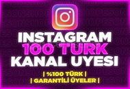 ⭐[%100 TÜRK] INSTAGRAM 100 KANAL ÜYESİ⭐