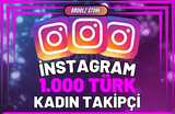 ⭐[%100 TURK KADIN] İNSTAGRAM 1000 TAKİPÇİ⭐