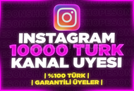 ⭐[%100 TÜRK] INSTAGRAM 10000 KANAL ÜYESİ⭐