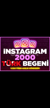 ⭐(%100 TÜRK) İNSTAGRAM 2000 BEĞENİ⭐