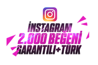 ⭐️[%100 TÜRK] İNSTAGRAM 2000 TÜRK BEĞENİ ⭐️