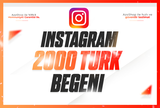 ⭐️[%100 TÜRK] İNSTAGRAM 2000 TÜRK BEĞENİ ⭐️