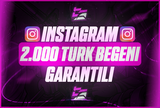 ⭐️[%100 TÜRK] İNSTAGRAM 2000 TÜRK BEĞENİ ⭐️