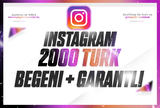 ⭐️[%100 TÜRK] İNSTAGRAM 2000 TÜRK BEĞENİ ⭐️