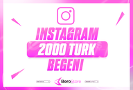 ⭐️[%100 TÜRK] İNSTAGRAM 2000 TÜRK BEĞENİ ⭐️