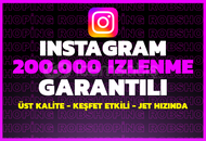 ⚡️%100 TÜRK⚡️INSTAGRAM 200.000 GERÇEK İZLENME