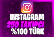 ⭐%100 TÜRK⭐INSTAGRAM 250 TAKİPÇİ ⭐