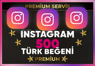 ⚡ [ PREMİUM ] INSTAGRAM 500 TÜRK BEĞENİ ⚡