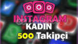 ⭐️[%100 TÜRK] İNSTAGRAM 500 KADIN TAKİPÇİ ⭐️