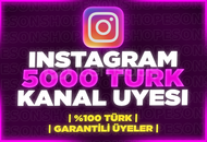 ⭐[%100 TÜRK] INSTAGRAM 5000 KANAL ÜYESİ⭐