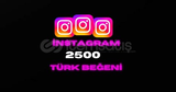 %100 TÜRK İNSTAGRAM GERÇEK 2500 BEĞENİ ANLIK