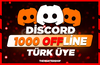 ⭐[%100 OTO] DİSCORD 1000 TÜRK OFFLİNE ÜYE⭐