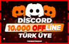 ⭐[%100 OTO] DİSCORD 10000 TÜRK OFFLİNE ÜYE⭐