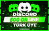 ⭐[%100 OTO] DİSCORD 500 TÜRK ONLİNE ÜYE⭐