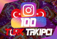 ⭐ 100 TÜRK Takipçi ⚡ Instagram