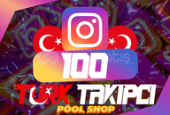 ⭐ 100 TÜRK Takipçi ⚡ Instagram