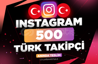⭐ 500 TÜRK Takipçi ⚡ Instagram / Garantili
