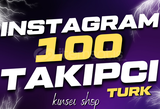 100 TÜRK TAKİPÇİ KALİTELİ GARANTİLİ