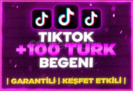 ⭐️[%100 TÜRK] TİKTOK 100 KALİTELİ BEĞENİ⭐️