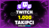 ⭐(%100 TÜRK) Twitch 1000 Takipçi