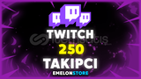 ⭐(%100 TÜRK) Twitch 250 Takipçi