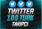 ⭐HATASIZ+TÜRK⭐TWİTTER 100 TÜRK TAKİPÇİ KALİTELİ